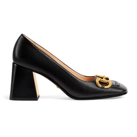 gucci mid heel pumps